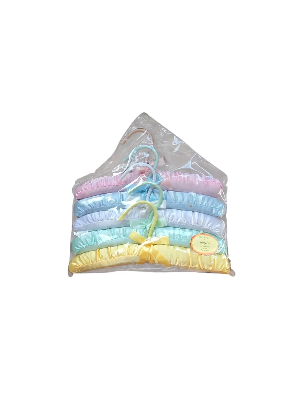 Pastel Satin Padded Hanger Set - Multi-Color Kids Collection